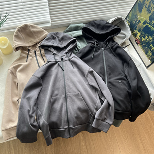 30A 2025童装男女童卫衣新款儿童连帽单层运动男童中大童薄款外套