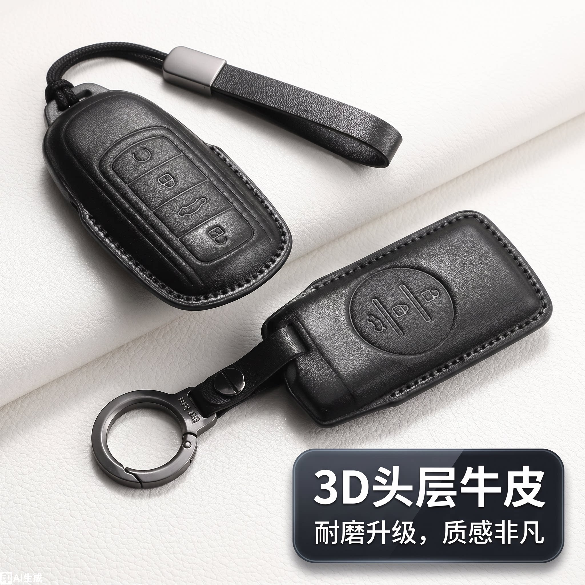 奇瑞瑞虎系列真皮全包钥匙套