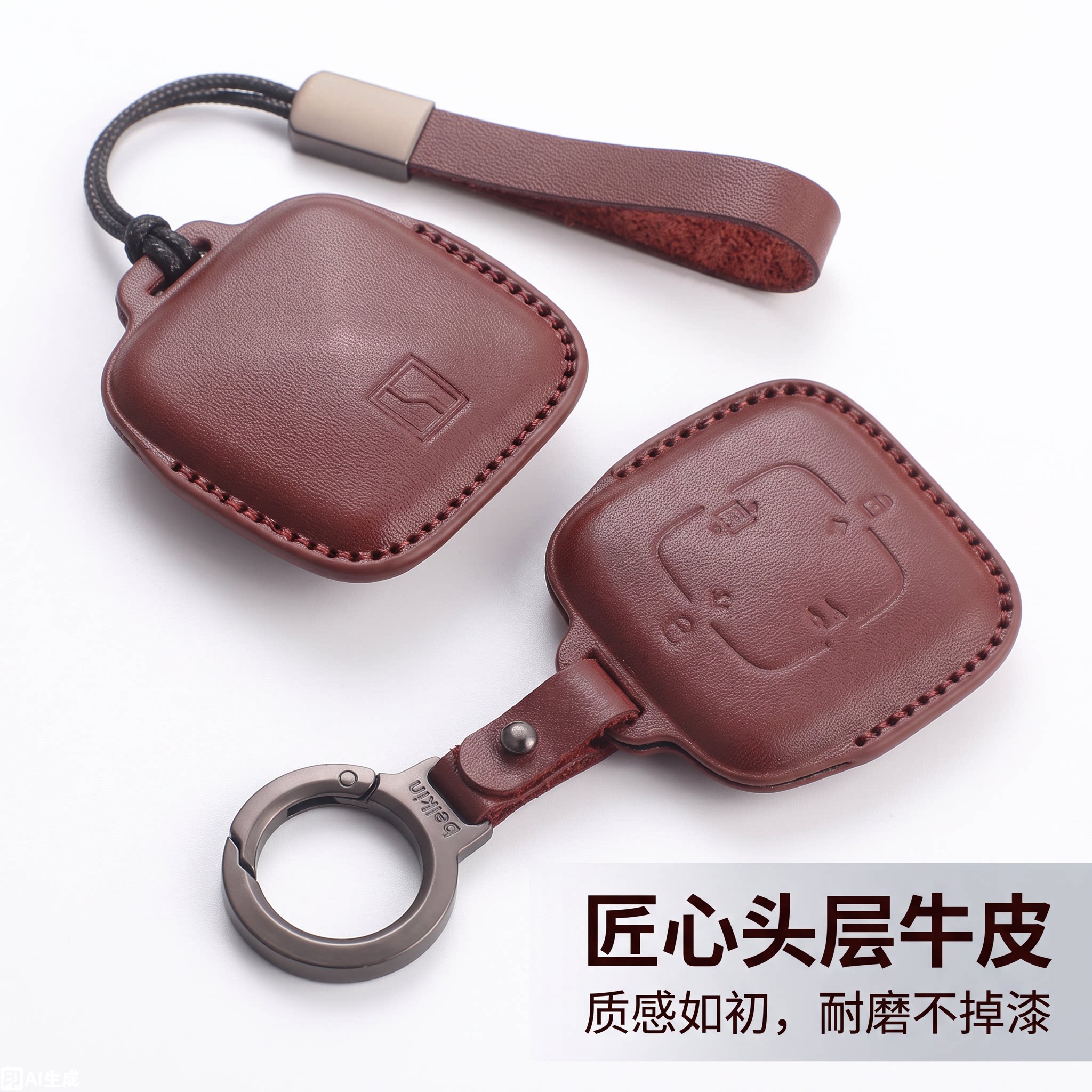 zeekr极氪001/009真皮钥匙套