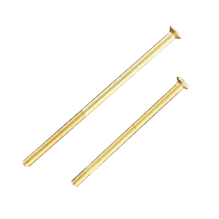 M4平头十字金色加长螺丝10厘米复古开关6公分自攻螺丝实木拨杆8cm