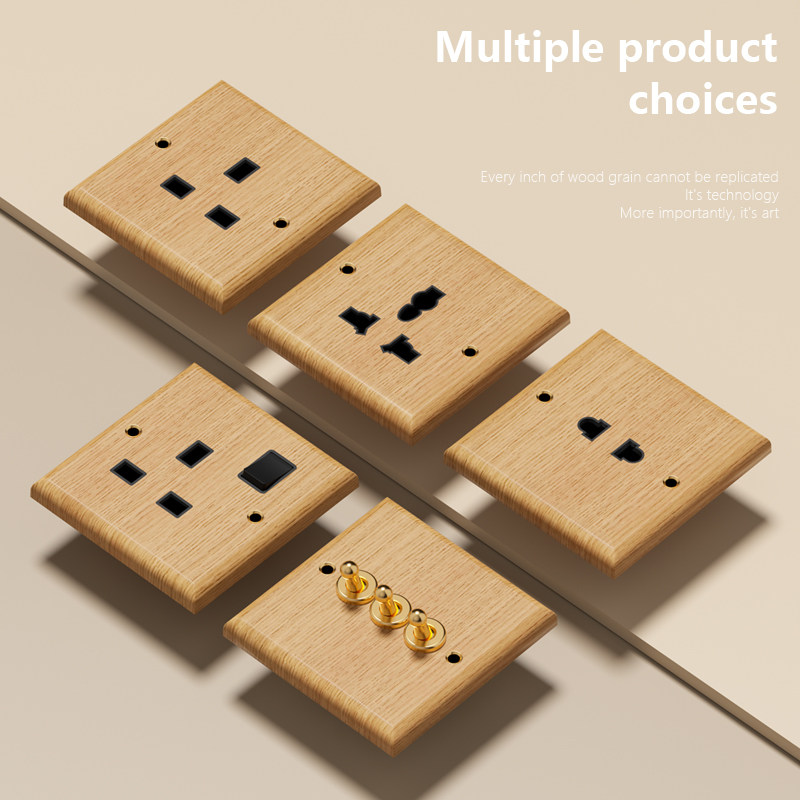 木纹香港13a英式插座面板港版电掣英标港澳灯制英式复古开关暗装,电子/电工,开关插座套装,淘宝优惠券,粉丝福利购,淘宝优惠卷