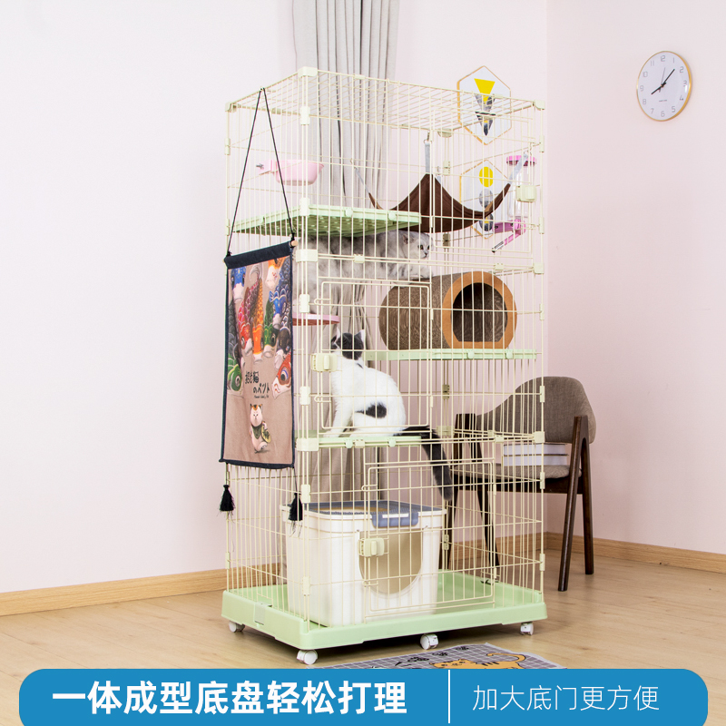 创逸猫笼加高围边可整层隔断