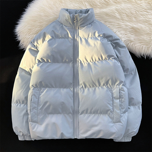 冬装跑量棉衣休闲加厚棉服男女可穿多色可选纯色货号M8219特P39图片