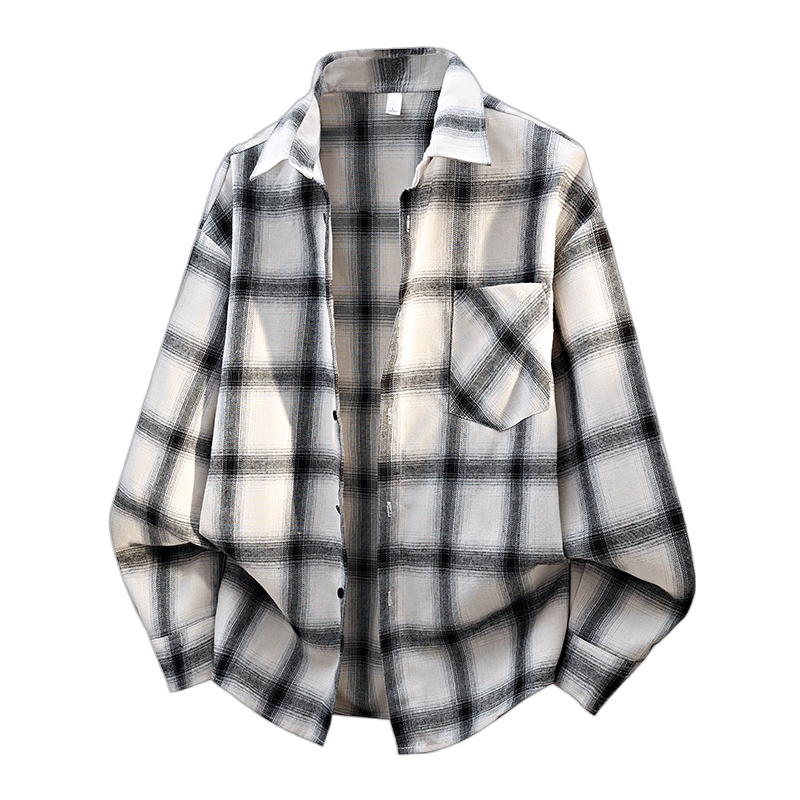 26长袖衬衫经典职场休闲衬衫男士有大码M-5XL货号：2202P32特，男装衬衫，电商A010