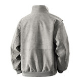 得物品质休闲皮夹克飞行服皮衣男防外套2581特P66，男装夹克，电商A010