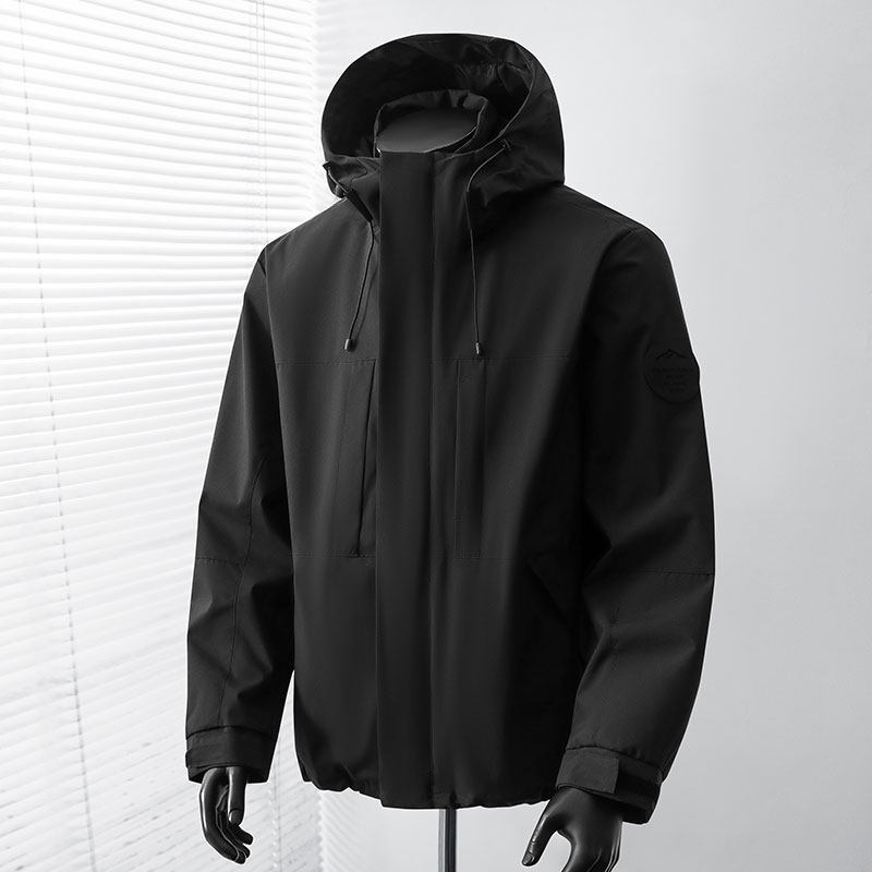 26春季户外直播品质青少年休闲夹克冲锋衣连帽外套8162特P40，男装夹克，电商A010