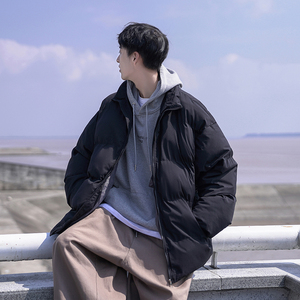 冬装跑量棉衣休闲加厚棉服男女可穿多色可选纯色货号M8219特P39图片