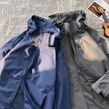 秋季情侣款连帽休闲防水防风户外冲锋衣夹克JK81P40量大差价大，男装夹克，电商A010