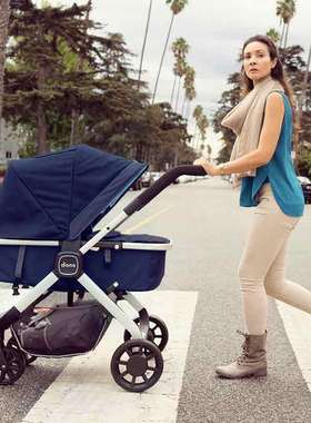 diono婴儿车可坐可躺高景观0-3岁双向推车多功能减震大推车量子号