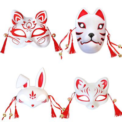 日式和风二次元全脸抖音狐狸面具