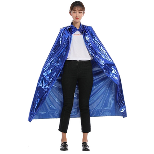 1万圣节成人国王服装公主装扮披风权杖皇冠公主烫金红色披风斗篷