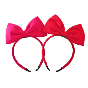 蝴蝶结发箍布艺头饰立体蝴蝶结头箍成人时尚白雪公主发饰品