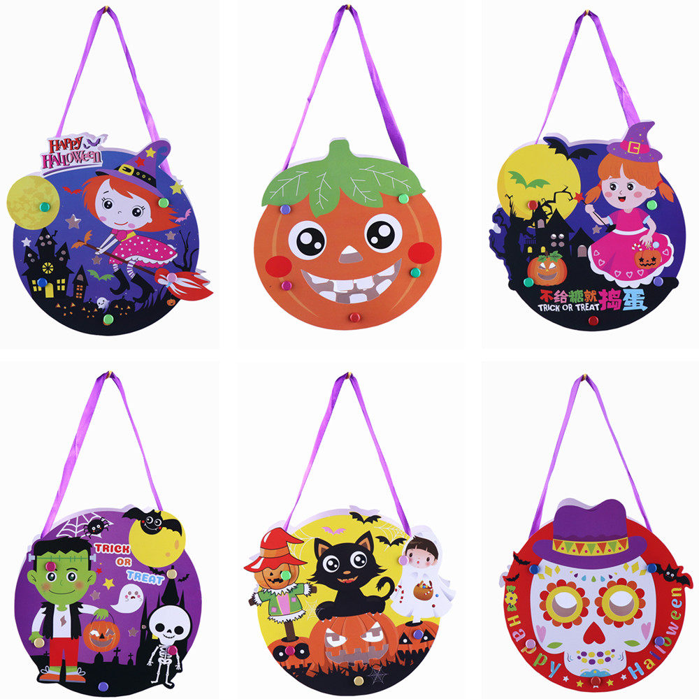 1林芳万圣节糖果袋DIY南瓜袋手提袋鬼节装饰品礼品袋子讨糖袋
