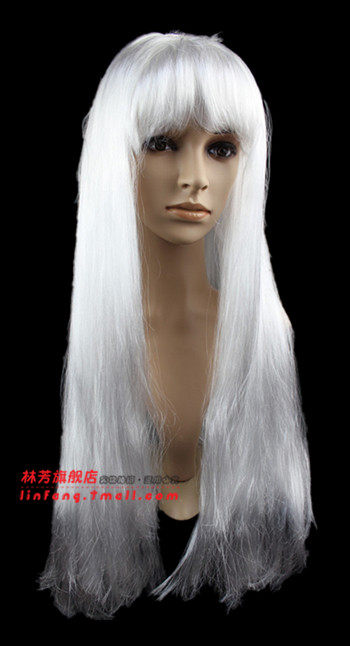 林芳 150gCOSPLAY假发非主流长直发化妆舞会假发长发直发75CM