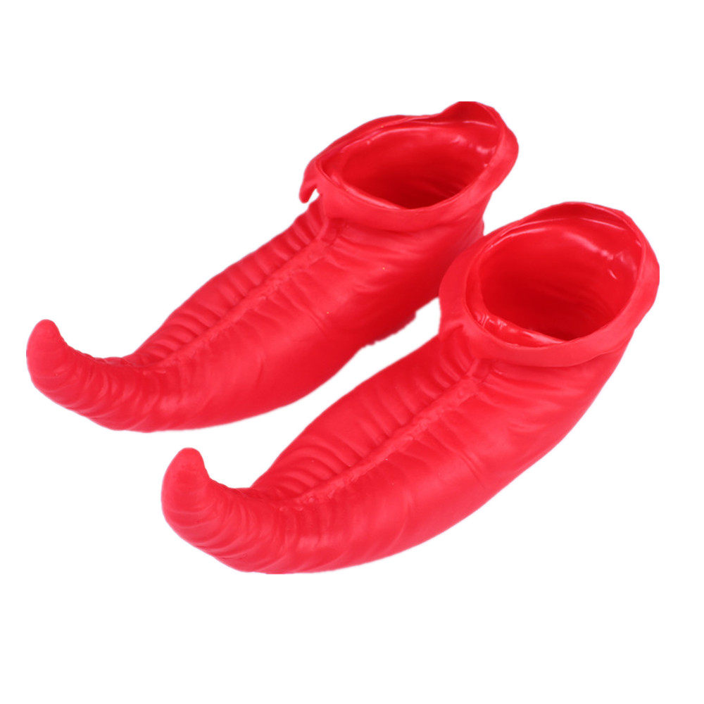 林芳500g小丑表演服配饰小丑服装扮装小丑鞋小丑pvc方格小丑鞋子