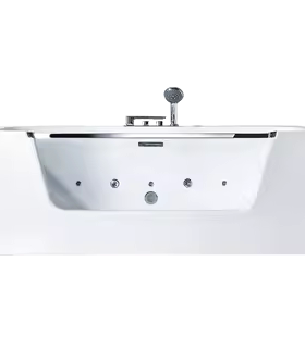 阿波罗按摩浴缸一体亚克力家用双人独立式小户型冲浪浴缸AT-9077