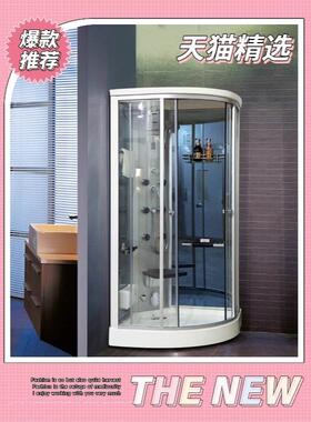 APPOLLO阿波罗淋浴房卫浴家用整体弧扇形封闭式干湿香薰蒸汽房859