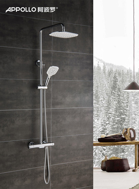 Appollo阿波罗 恒温三功能淋浴花洒 套装家用卫生间浴室沐浴增压