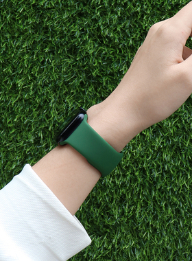 适用于apple watch9表带苹果手表表带iwatch8/7/6/5/4/3/2代运动型防摔硅胶41mm38男女潮series5腕带45mm44