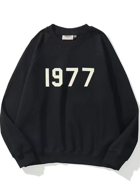 FEAR OF GOD复线ESSENTIALS宽松潮牌高街FOG卫衣1977圆领上衣男女