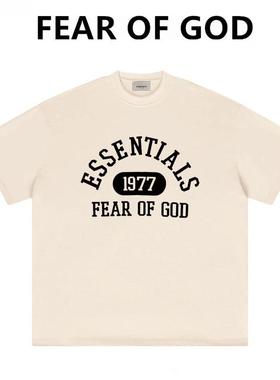 FEAR OG GOD复线ESSENTIALS美式1977潮牌FOG宽松情侣短袖T恤男女