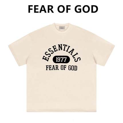 FEAR OG GOD复线ESSENTIALS美式1977潮牌FOG宽松情侣短袖T恤男女