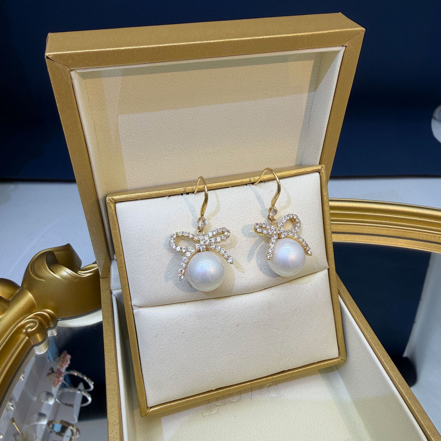 蝴蝶结珍珠耳环女2026年新款潮气质秋季款高级感韩系冬季百搭耳饰,饰品/流行首饰/时尚饰品新,耳环,淘宝优惠券,粉丝福利购,淘宝优惠卷