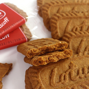 比利时进口零食 Lotus和情缤咖时焦糖夹心饼干312.5g*93g组合装