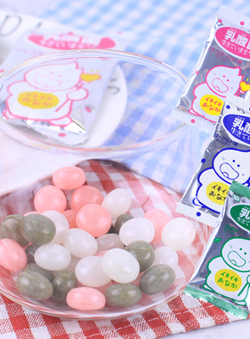 日本进口零食品 吉向KIKKO八尾浓缩乳酸菌糖果30包草莓味玻珠仔糖