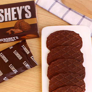 3盒装 韩国进口网红零食HERSHEYS好时巧克力味华夫饼薄脆饼干小吃