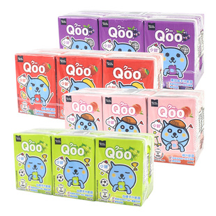 6盒 200ml 香港进口 美粒果Qoo酷儿多味儿童果汁饮料饮品迷你盒装