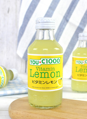 印尼进口优吸YOU C1000柠檬味维生素果汁饮料140ml*3瓶含维生素C