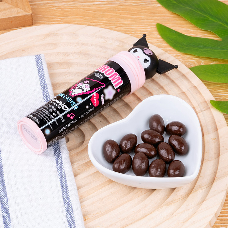 2包邮巧塔滋库洛米巧克力Q弹夹心巧巧豆卡通造型可爱糖果儿童零食