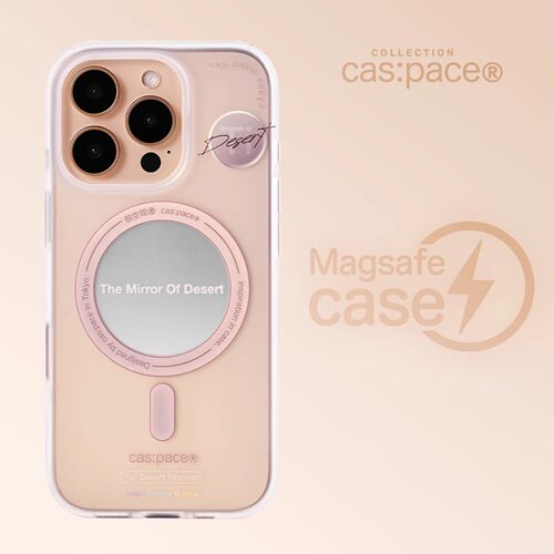 壳空间原创沙漠之镜磁吸精孔手机壳适用苹果16pro手机壳iPhone15promax新款14高级感一体按键触控拍照