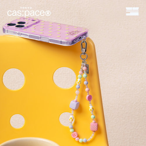 壳空间原创波点手机挂绳挂链挂手腕款小众精致创意手工串制