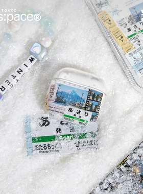 壳空间原创个性新款冬日爱情电影耳机壳适用苹果AirpodsPro1/2/4代蓝牙耳机保护壳耳机套透明