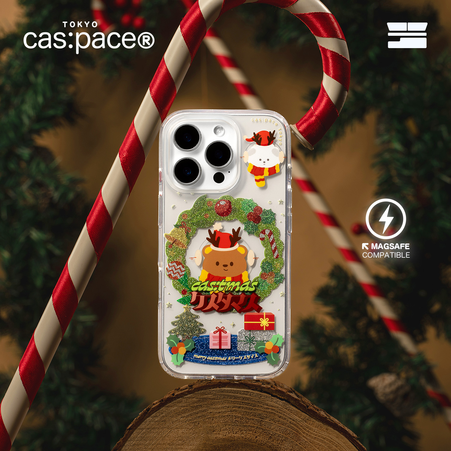 【11月新品】壳空间圣诞cas:tmas磁吸手机壳适用苹果17Pro16promax外壳iPhone15pro新款防摔小众高级感全包