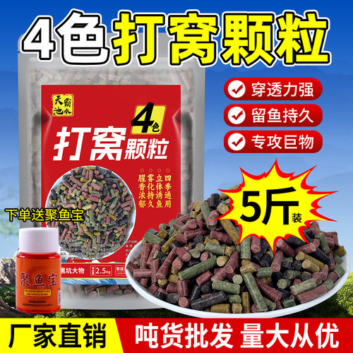 打窝螺肉腥香四色钓鱼红虫颗粒