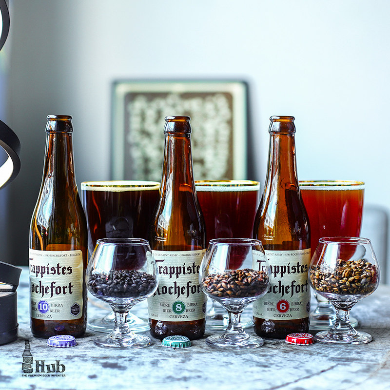 比利时进口Rochefort罗斯福6号8号10号修道院精酿啤酒330ml瓶装