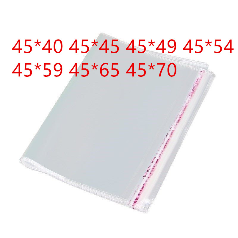 一次性包装袋自粘不干胶45*49