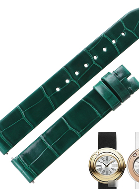 适用于伯爵G0AG0A30083时来运转Possession鳄鱼皮绢丝真皮手表带