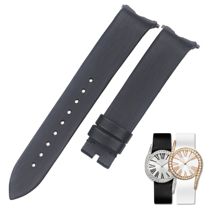 适用于伯爵69真皮表带LIMELIGHT女G0A38161/42150绢丝鳄鱼皮表带