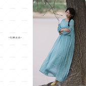 小春樱纪 YIMIAN 气质 优雅温柔风甜美小众设计连衣裙2625169