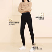 YIMIAN 29043 感简约显瘦高弹压力黑色百搭打底裤 冬季 时尚