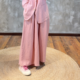 YIMIAN 226038 优雅主义时髦洋气百搭气质显腿长干练休闲裤