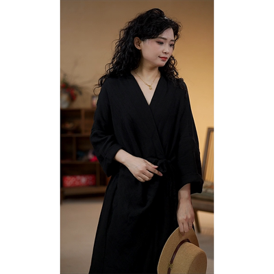 YIMIAN慵懒原创高级设计感连衣裙