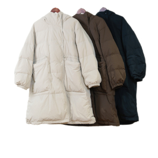 大口袋简约中长款 连帽时尚 休闲羽绒服288209 塞纳河畔 YIMIAN