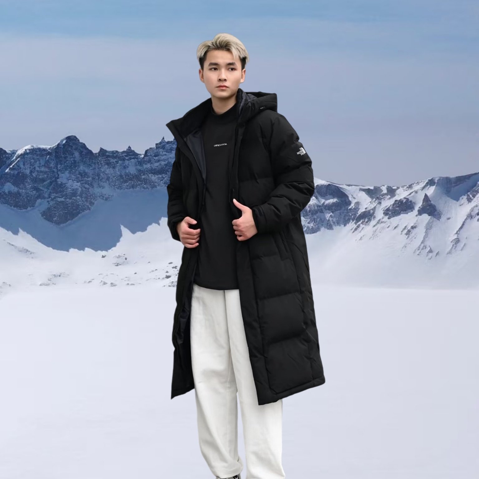 申敏儿同款羽绒服冬季长款外套