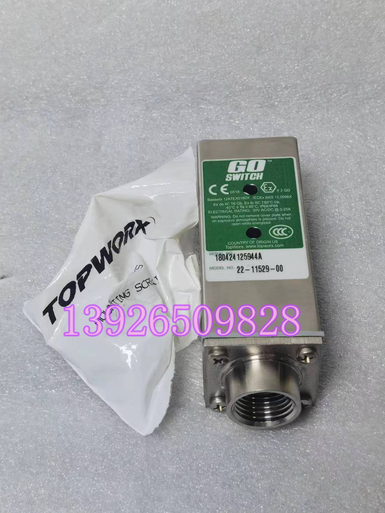 美国GO-switch艾默生22-1529-00 TOPWORX接近开关 原装进口现货