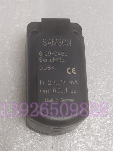 萨姆森SAMSON IP电气转换器6109-1010 6109-0406 6109-0010 现货